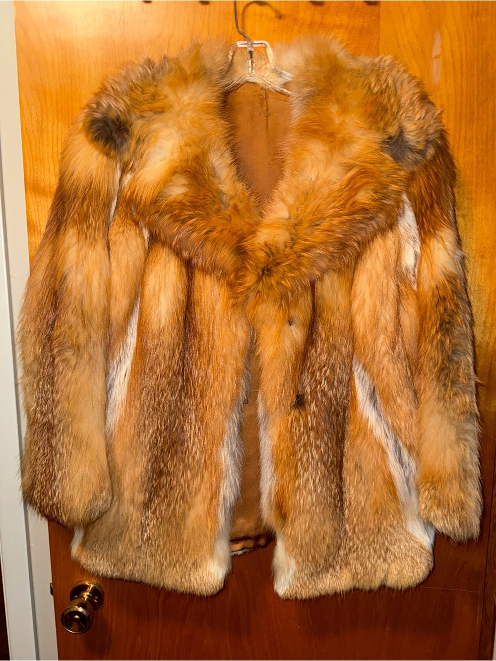 🦊Vintage GUC Luxurious Women’s Red Fox Fur Coat